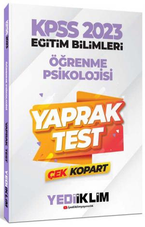 Öğrenme Psikolojisi Çek Kopart Yaprak Test Zeta Fotokopi