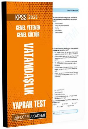Vatandaşlık Yaprak Test Zeta Fotokopi