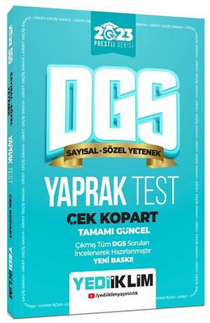 DGS Çek Kopart Yaprak Test Zeta Fotokopi