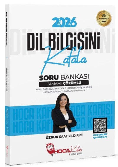 2026 Dil Bilgisini Kafala Soru Bankası Çözümlü - Öznur Saat Yıldırım Hoca Kafası Yayınları Zeta Fotokopi