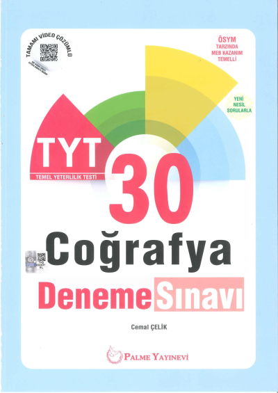 TYT Coğrafya 30 Deneme Sınavı Zeta Fotokopi