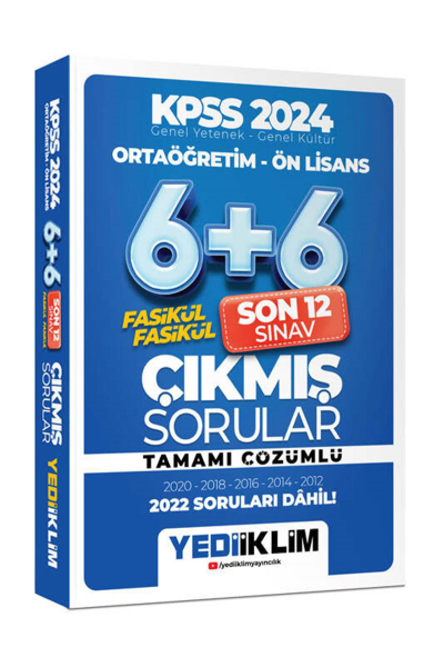 Ortaöğretim - Ön Lisans Fasikül Fasikül Son 12 Sınav Çıkmış Sorular Tamamı Çözümlü (2012-2022) Zeta Fotokopi