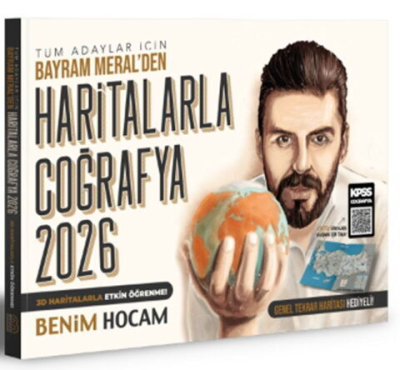 2026 Tüm Adaylar İçin Haritalarla Coğrafya Konu Anlatımı Benim Hocam Yayınları Zeta Fotokopi