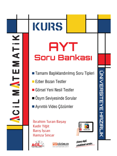 AYT Matematik KURS Soru Bankası Acil Yayınları Zeta Fotokopi