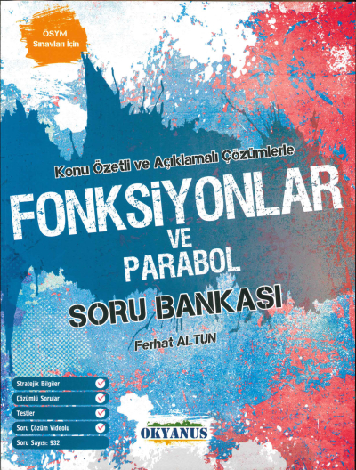TYT-AYT FONKSİYONLAR VE PARABOL ÇÖZÜMLÜ SORU BANKASI Zeta Fotokopi