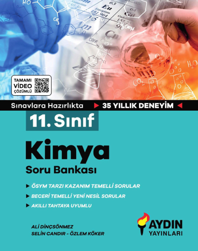 11. Sınıf Kimya Tamamı Video Çözümlü Soru Bankası Aydın Yayınları Zeta Fotokopi