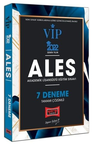 VİP ALES TAMAMI ÇÖZÜMLÜ 7 DENEME Zeta Fotokopi