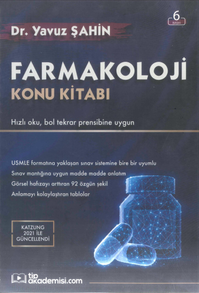 Farmakoloji Konu Kitabı Dr. Yavuz Şahin Tıp Akademisi Zeta Fotokopi