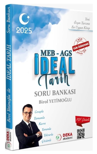 2025 MEB-AGS İdeal Tarih Soru Bankası Çözümlü Deka Akademi Yayınları Zeta Fotokopi