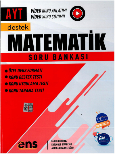 AYT Matematik Destek Soru Bankası ENS Yayınları Zeta Fotokopi
