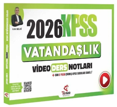 2026 KPSS Vatandaşlık Video Ders Notu Tekrar Akademi Yayınları Zeta Fotokopi