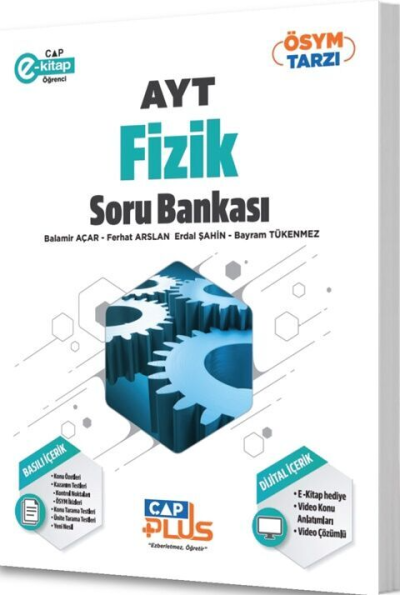 AYT Fizik Plus Soru Bankası Çap Yayınları Zeta Fotokopi