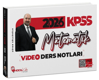 2026 KPSS Matematik Video Ders Notları - Güven Göllüoğlu Hoca Kafası Yayınları Zeta Fotokopi