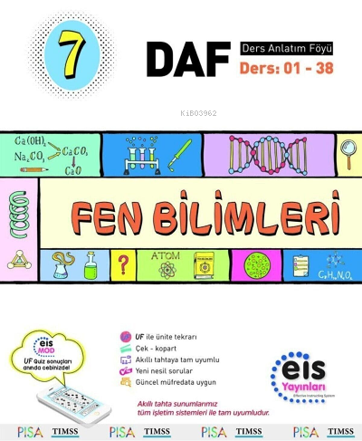 7. Sınıf Matematik DAF Ders Anlatım Föyü Ders: 01-42 Eis Yayınları Zeta Fotokopi