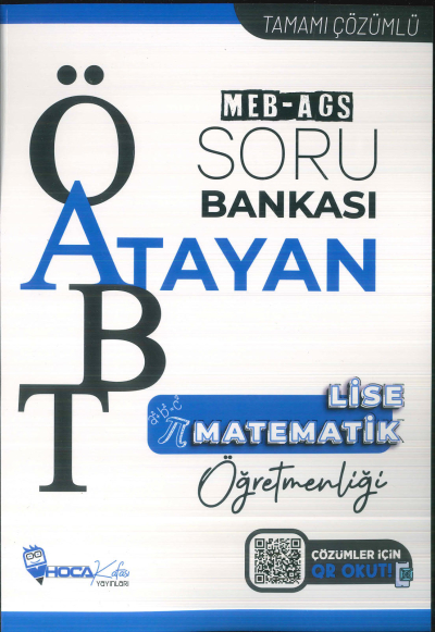 2025 ÖABT MEB-AGS Lise Matematik Öğretmenliği Atayan Soru Bankası Çözümlü Hoca Kafası Yayınları
