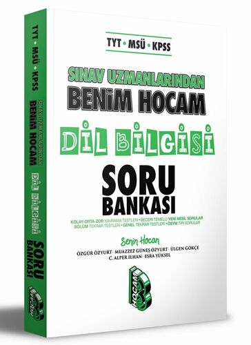 TYT MSÜ KPSS Sınav Uzmanlarından Dil Bilgisi Soru Bankası Benim Hocam Yayınları Zeta Fotokopi