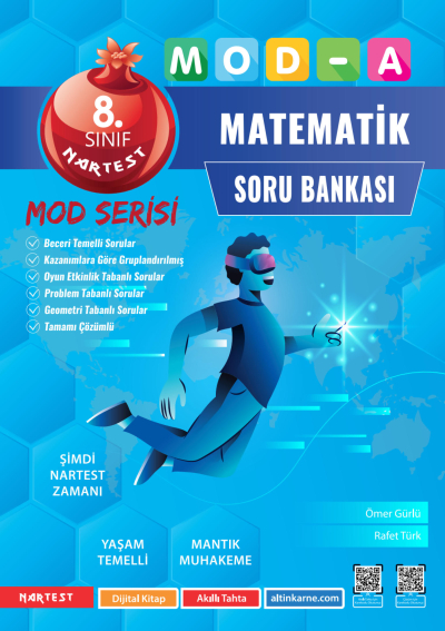 8. Sınıf Mod-a Matematik Soru Bankası Orta Nartest Yayınevi Zeta Fotokopi