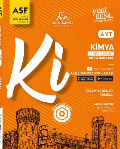 AYT Kimya Çek Kopart Akıllı Soru Bankası Föyü ASF Soru Kalesi Yayınları Zeta Fotokopi