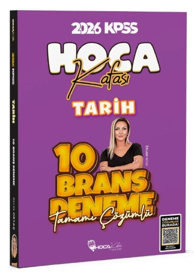 2026 KPSS Tarih 10 Deneme Çözümlü Hoca Kafası Yayınları Zeta Fotokopi