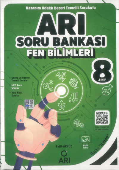 8. Sınıf Fen Bilimleri Arı Soru Bankası Arı Yayıncılık Zeta Fotokopi