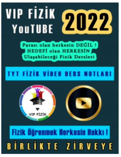 2022 Güncel TYT VİP FİZİK Video Serisi Zeta Fotokopi