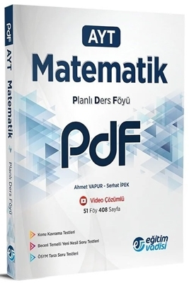 AYT Pdf Matematik Video Anlatım Destekli Eğitim Vadisi Yayınları Zeta Fotokopi