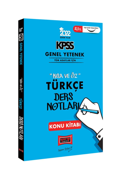 KPSS Türkçe Kısa ve Öz Ders Notları Konu Kitabı Zeta Fotokopi