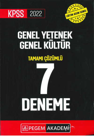GKGY TAMAMI ÇÖZÜMLÜ 7Lİ DENEME Zeta Fotokopi