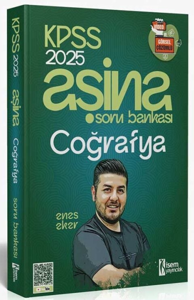 2025 KPSS Coğrafya Aşina Soru Bankası Çözümlü İsem Yayınları Zeta Fotokopi