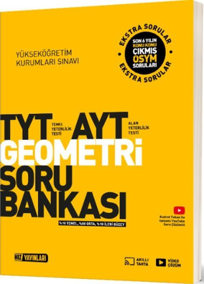 TYT AYT Geometri Soru Bankası Hız Yayınları Zeta Fotokopi