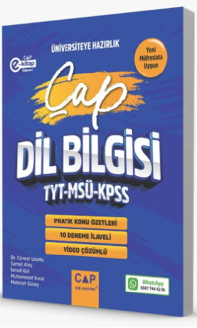 TYT MSÜ KPSS Dil Bilgisi Pratik Konu Özetleri Deneme İlaveli Çap Yayınları Zeta Fotokopi