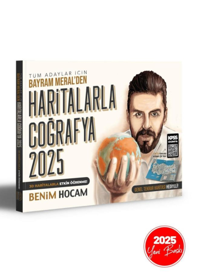 2025 Tüm Adaylar İçin Haritalarla Coğrafya Benim Hocam Yayınları Zeta Fotokopi