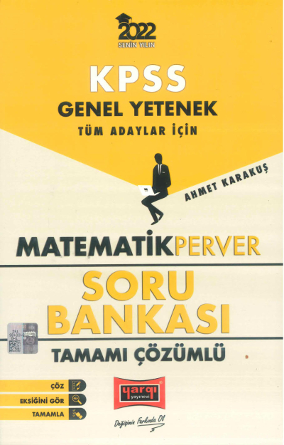 MATEMATİK PERVER TAMAMI ÇÖZÜMLÜ SORU BANKASI