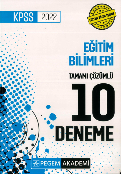 EĞİTİM BİLİMLERİ 10'LU PAKET DENEME ÇÖZÜMLÜ Zeta Fotokopi