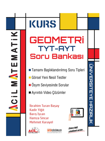 TYT AYT Geometri KURS Soru Bankası Acil Yayınları