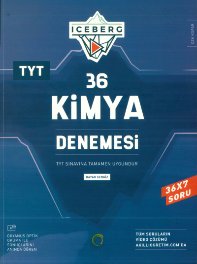 TYT Kimya Iceberg 36 Deneme Okyanus Yayınları Zeta Fotokopi