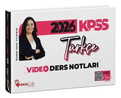 2026 KPSS Türkçe Video Ders Notları Öznur Saat Yıldırım Hoca Kafası Yayınları Zeta Fotokopi