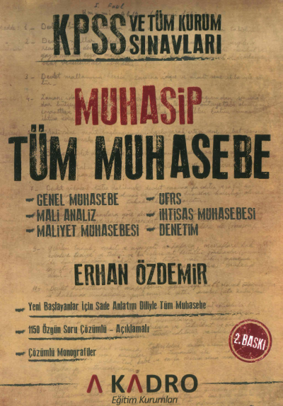 KPSS A Grubu Muhasip Tüm Muhasebe Konu Anlatımlı Çözümlü Sorular A Kadro Yayınları Zeta Fotokopi