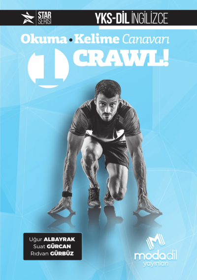 YKS Dil İngilizce Okuma Kelime Canavarı Crawl 1 Modadil Yayınları Zeta Fotokopi