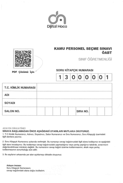 6 DENEME DİJİTAL ÇÖZÜMLÜ Zeta Fotokopi