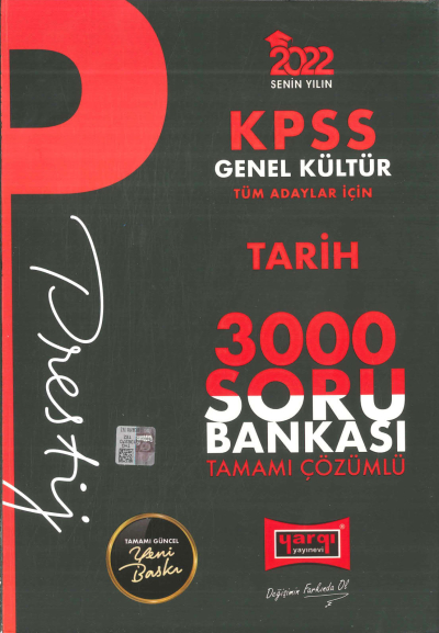 PRESTİJ SERİSİ 3000 SORU TARİH SORU BANKASI ÇÖZÜMLÜ Zeta Fotokopi