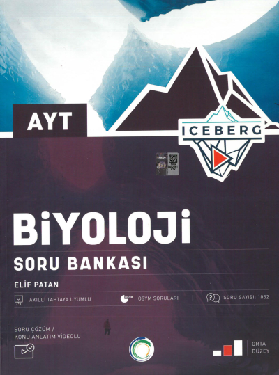 AYT ICEBERG Biyoloji Soru Bankası Orta Düzey Zeta Fotokopi