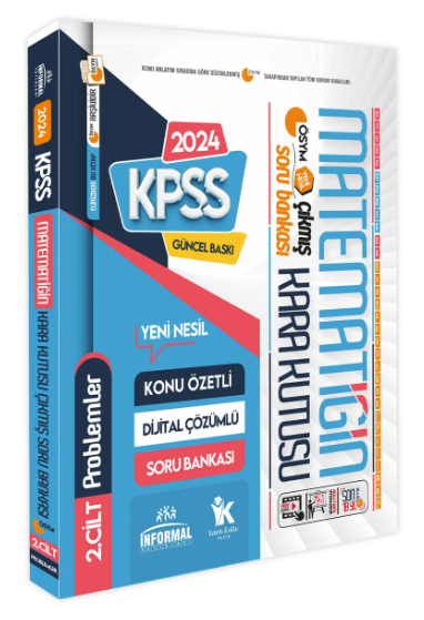MATEMATİĞİN KARA KUTUSU ÇIKMIŞ SORU BANKASI 2. CİLT (PROBLEMLER) Zeta Fotokopi