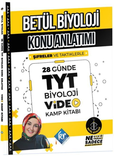 Betül Biyoloji Konu Anlatımı 28 Günde TYT Biyoloji Video Kamp Kitabı Zeta Fotokopi