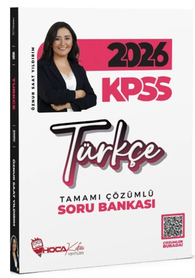 2026 KPSS Türkçe Soru Bankası Çözümlü - Öznur Saat Yıldırım Hoca Kafası Yayınları Zeta Fotokopi