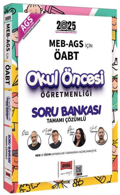 2025 MEB AGS İçin ÖABT Okul Öncesi Öğretmenliği Tamamı Çözümlü Soru Bankası Yargı Yayınları Zeta Fotokopi