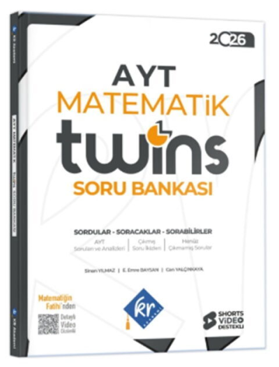 2026 AYT Twins Matematik Soru Bankası KR Akademi Zeta Fotokopi