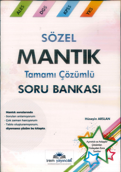 SÖZEL MANTIK TAMAMI ÇÖZÜMLÜ SORU BANKASI Zeta Fotokopi