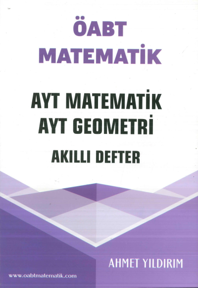 ÖABT Matematik AYT Matematik AYT Geometri Akıllı Defter Ahmet Yıldırım Zeta Fotokopi