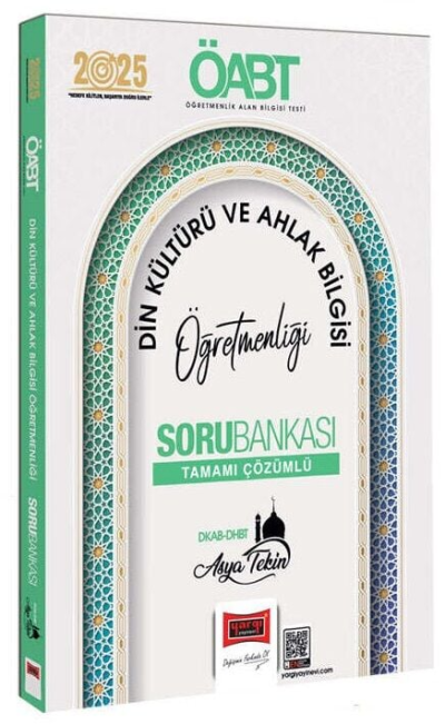 2025 ÖABT Din Kültürü ve Ahlak Bilgisi Öğretmenliği Tamamı Çözümlü Soru Bankası (Asya Tekin) Yargı Yayınları Zeta Fotokopi